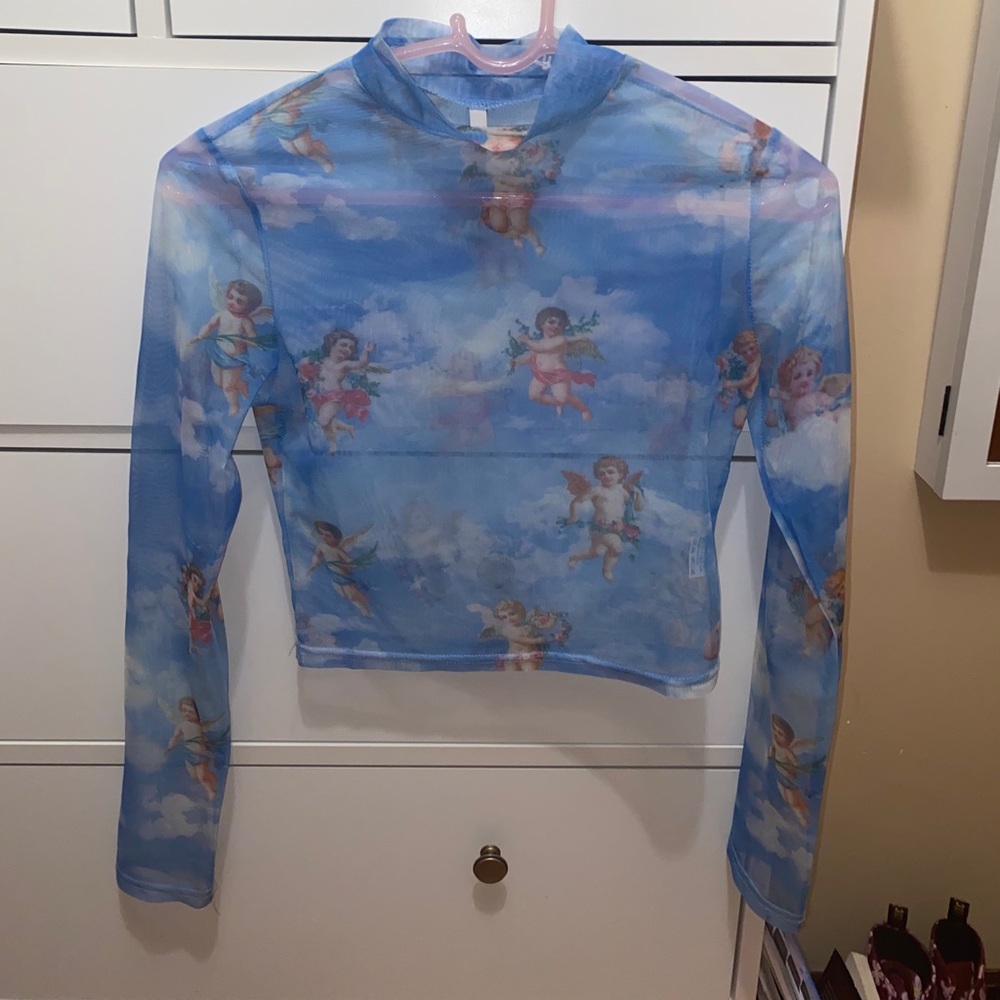Mesh AESTHETIC angel shirt